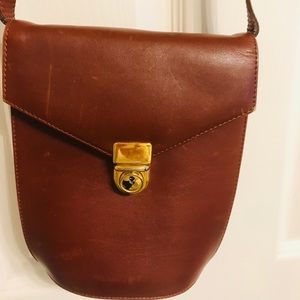 Cole Haan Brown Leather Crossbody